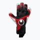 Uhlsport Powerline Supergrip+ Hn brankářské rukavice černá/červená/bílá