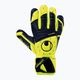 Dětské brankářské rukavice uhlsport Classic Absolutgrip Hn Pro Jr. neonově žlutá/zelená/bílá