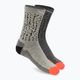Dámské trekové ponožky Salewa MTN TRN Sal. AM Crew šedá 00-0000069026