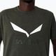 Pánské trekové tričko Salewa Solidlogo Dry tmavě zelené 00-0000027018 4