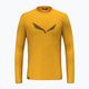 Pánské trekingové tričko longsleeve Salewa Solidlogo Dry gold