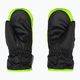 Dětské lyžařské rukavice Reusch Ben Mitten black/neon green 2
