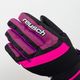 Dětské lyžařské rukavice Reusch Duke R-Tex XT černo-růžové 4