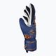 Brankářské rukavice  Reusch Attrakt Solid premium blue/gold 4