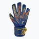 Dětské brankářské rukavice   Reusch Attrakt Silver Junior premium blue/gold/black 2