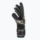 Dětské brankářské rukavice Reusch Attrakt Silver NC Finger Support black/gold/white/black 4