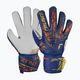 Dětské brankářské rukavice   Reusch Attrakt Grip Junior premium blue/gold