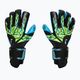 Brankářské rukavice  Reusch Attrakt Aqua Evolution black/fluo lime/aqua