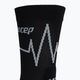 Kompresní běžecké ponožky pánské CEP Heartbeat černé WP3CKC2 3