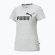 Dámské tričko PUMA ESS Logo light grey heather 4