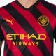Pánské fotbalové dresy Puma Mcfc Away Jersey Replica black and red 765722 4