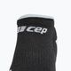 Pánské kompresní běžecké ponožky   CEP Ultralight No Show black/light grey 3