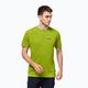 Pánské trekingové tričko Jack Wolfskin Crosstrail  zelené 1801671_4073