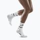Dámské kompresní běžecké ponožky  CEP 4.0 Mid Cut white 5