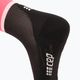 Dámské kompresní běžecké ponožky  CEP 4.0 Mid Cut pink/black 4