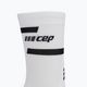 Pánské kompresní běžecké ponožky   CEP 4.0 Mid Cut white 5