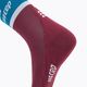 Pánské kompresní běžecké ponožky   CEP 4.0 Mid Cut petrol/dark red 4