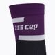 Dámské kompresní běžecké ponožky  CEP 4.0 Mid Cut violet/black 4