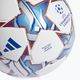Fotbalový míč  adidas UCL League 23/24 white/silver metallic/bright cyan velikost 5 4