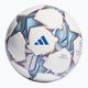 Fotbalový míč  adidas UCL Junior 290 League 23/24 white/silver metallic/bright cyan velikost 4