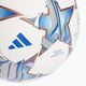 Fotbalový míč  adidas UCL Junior 290 League 23/24 white/silver metallic/bright cyan velikost 4 2