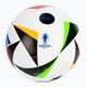 Fotbalový míč  adidas Fussballiebe Trainig Euro 2024 white/black/glow blue velikost  5