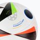 Fotbalový míč  adidas Fussballliebe Competition Euro 2024 white/black/glow blue velikost 4 3