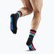 Pánské kompresní běžecké ponožky   CEP Miami Vibes 80's black/blue/pink 3