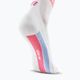 Pánské kompresní běžecké ponožky   CEP Miami Vibes 80's white/pink sky 6