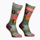 Dámské lyžařské ponožky ORTOVOX Freeride Long Socks Cozy wild herbs 6