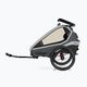 Dvoumístný vozík za jízdní kolo Qeridoo Kidgoo 2 šedý Q-KDG2-22-SG 2