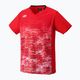 Pánská tenisová košile YONEX Crew Neck červená CPM105053CR 4