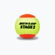 Dětské tenisové míče Dunlop Stage 2 60 ks oranžovo-žlute 601343 2