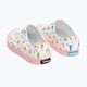 Native Jefferson Print Disney Jr dětské tenisky shell white/princess pink/pastel white confetti 12