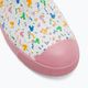 Native Jefferson Print Disney Jr dětské tenisky shell white/princess pink/pastel white confetti 7