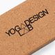 Blok na jógu Yoga Design Lab Cork Yoga hnědý BL-Cork-Mandala Black 5