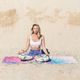 Cestovní podložka na jógu Yoga Design Lab Combo Yoga 1,5 mm růžová Tribeca Sand 6
