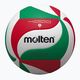 Volejbalový míčMolten V4M4000-4 white/green/red velikost 4 4
