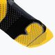 Karakal X4 Kotníkové tenisové ponožky černá/žlutá KC530 5
