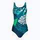 Speedo Placement U-Back dámské jednodílné plavky modro-zelené 68-07336G728