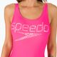 Dámské jednodílné plavky Speedo Logo Deep U-Back růžové 68-12369A657 7