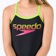 Speedo Boom Logo Thinstrap Muscleback dětské jednodílné plavky černé 68-09533G717 4