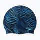 Speedo Dlouhé vlasy Tmavě modrá plavecká čepice s potiskem 68-11306 4