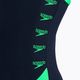 Speedo Boom Logo Splice Muscleback dámské jednodílné plavky námořnická modro-zelená 68-12900 4