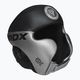 Boxerská přilba RDX L1 Mark Pro Cheek Boxing Training Head Guard silver 2