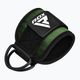 Popruhy s háky kotníkovéRDX A4 Ankle Straps For Gym Cable Machine army green 2