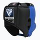 Boxerská přilba RDX Apex Boxing Head Gear With Nose Protection Bar blue 3