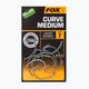 Kaprové háčky Fox Edges Armapoint Curve Shank Medium šedé CHK203 2