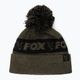 Zimní čepice Fox International Collection Bobble zeleno-černá 5