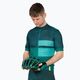 Pánský cyklistický dres Endura FS260 Print S/S emerald green 5